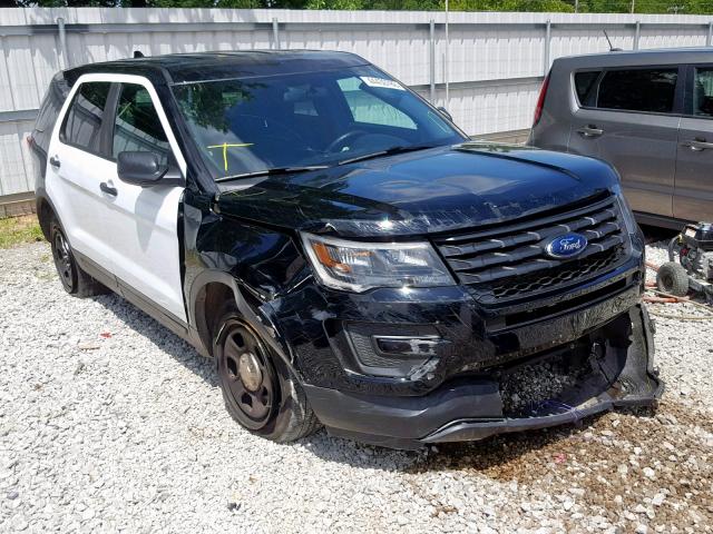 1FM5K8AR5HGD58026 - 2017 FORD EXPLORER P TWO TONE photo 1