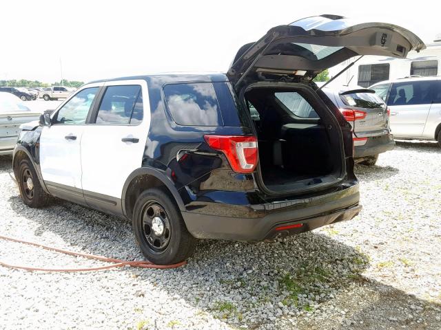 1FM5K8AR5HGD58026 - 2017 FORD EXPLORER P TWO TONE photo 3