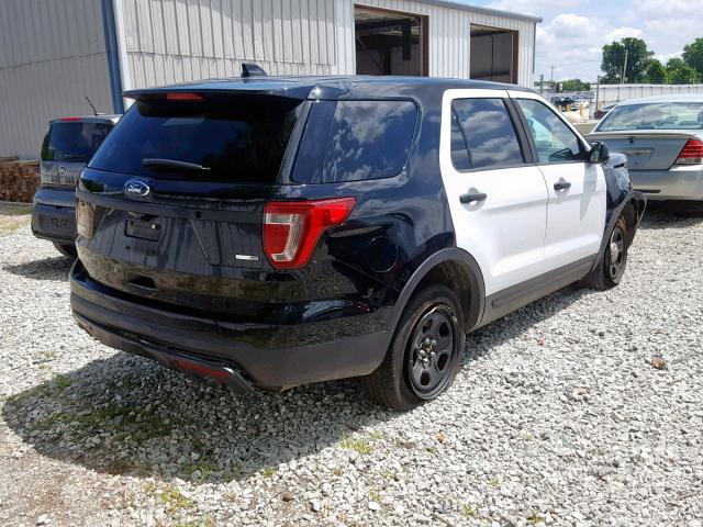 1FM5K8AR5HGD58026 - 2017 FORD EXPLORER P TWO TONE photo 4