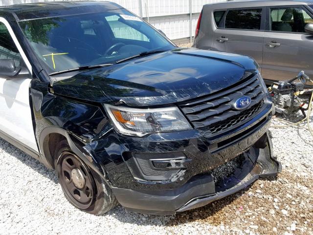 1FM5K8AR5HGD58026 - 2017 FORD EXPLORER P TWO TONE photo 9