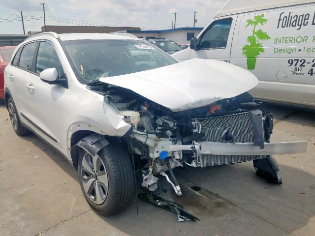 KNDCB3LC2K5232927 - 2019 KIA NIRO FE WHITE photo 1