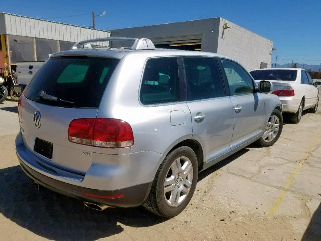 WVGMM77L35D018924 - 2005 VOLKSWAGEN TOUAREG 4. SILVER photo 4