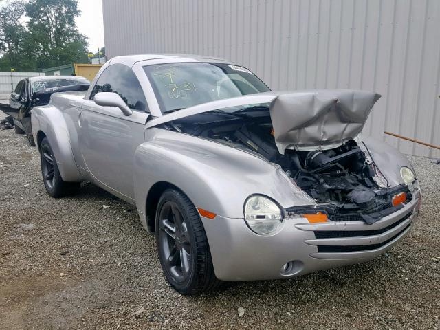 1GCES14P34B107339 - 2004 CHEVROLET SSR SILVER photo 1