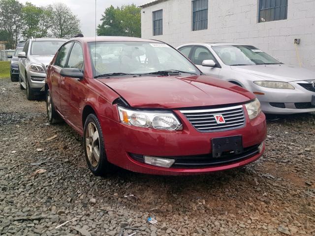 1G8AK55F67Z175880 - 2007 SATURN ION LEVEL RED photo 1