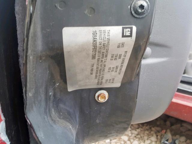 1G8AK55F67Z175880 - 2007 SATURN ION LEVEL RED photo 10