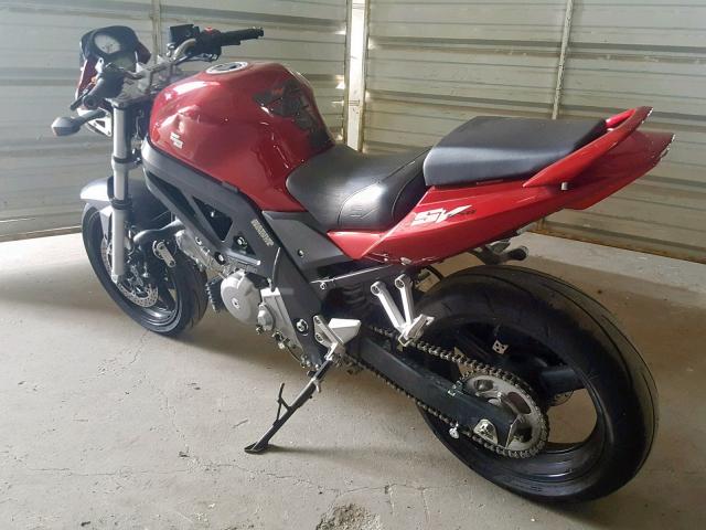 JS1VP53A172103052 - 2007 SUZUKI SV650 RED photo 3