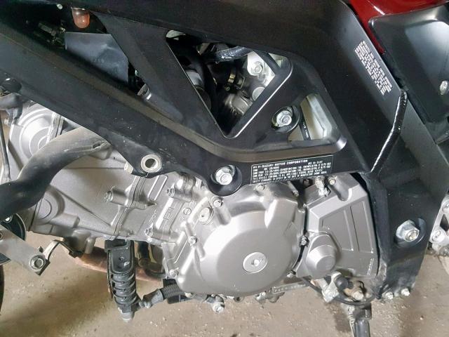 JS1VP53A172103052 - 2007 SUZUKI SV650 RED photo 7