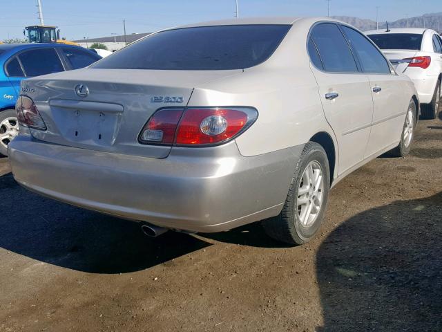 JTHBF30G325025632 - 2002 LEXUS ES 300 SILVER photo 4