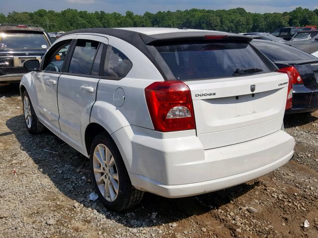 1B3CB5HA2BD172917 - 2011 DODGE CALIBER HE WHITE photo 3