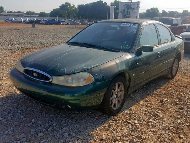 1FAFP66L5XK134730 - 1999 FORD CONTOUR SE GREEN photo 2