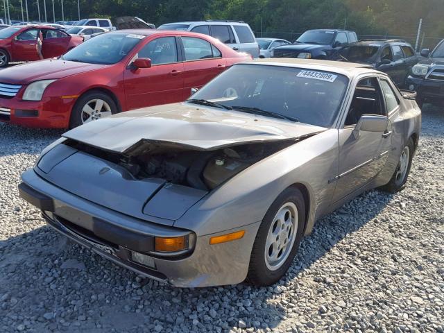 WP0AB0942HN474597 - 1987 PORSCHE 944 GRAY photo 2