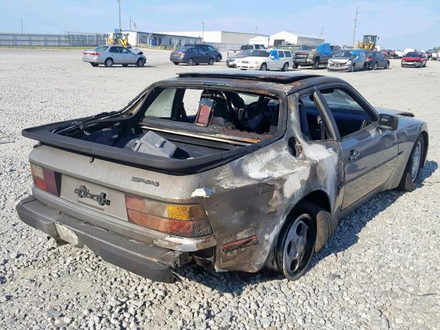 WP0AB0942HN474597 - 1987 PORSCHE 944 GRAY photo 4