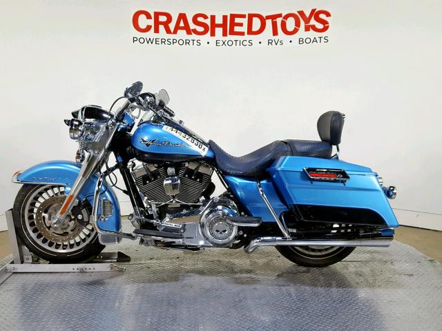 1HD1FB414BB674109 - 2011 HARLEY-DAVIDSON FLHR BLUE photo 5