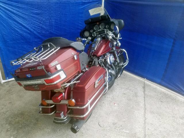 1HD1FCW12YY619411 - 2000 HARLEY-DAVIDSON FLHTCUI RED photo 4