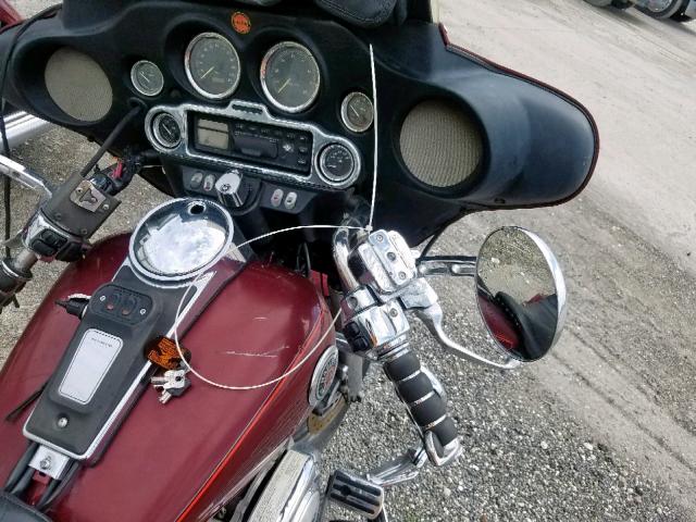 1HD1FCW12YY619411 - 2000 HARLEY-DAVIDSON FLHTCUI RED photo 5