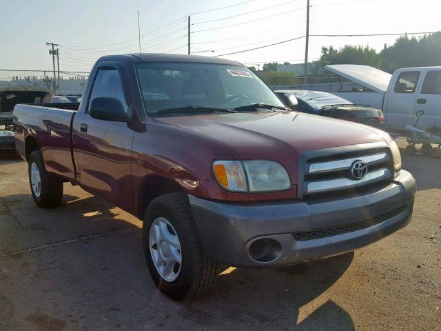 5TBJN32123S396195 - 2003 TOYOTA TUNDRA BURGUNDY photo 1