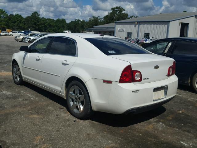 1G1ZG57B69F162354 - 2009 CHEVROLET MALIBU LS თეთრი ფოტო 3