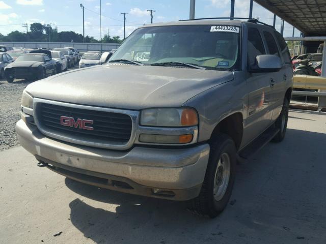 1GKEC13V81J234011 - 2001 GMC YUKON BEIGE photo 2