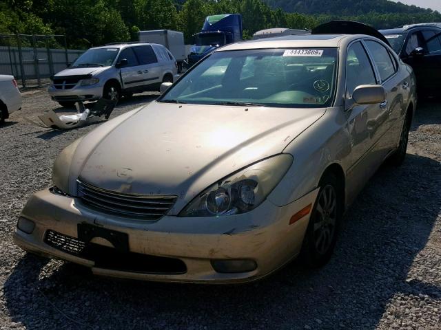 JTHBF30G536009976 - 2003 LEXUS ES 300 GOLD photo 2