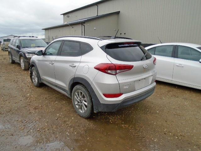 KM8J3CA41HU336397 - 2017 HYUNDAI TUCSON LIM SILVER photo 3