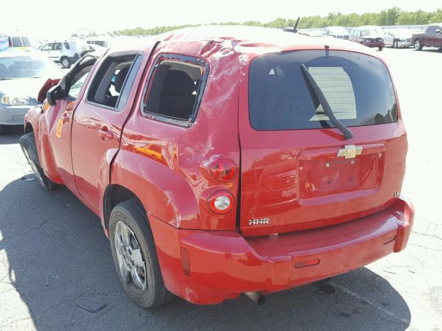 3GNDA33D08S638324 - 2008 CHEVROLET HHR LS RED photo 3