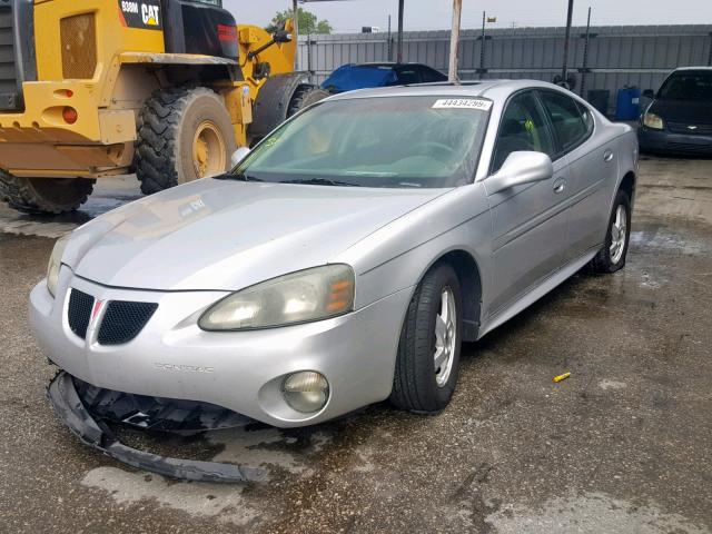 2G2WS522641119301 - 2004 PONTIAC GRAND PRIX SILVER photo 2