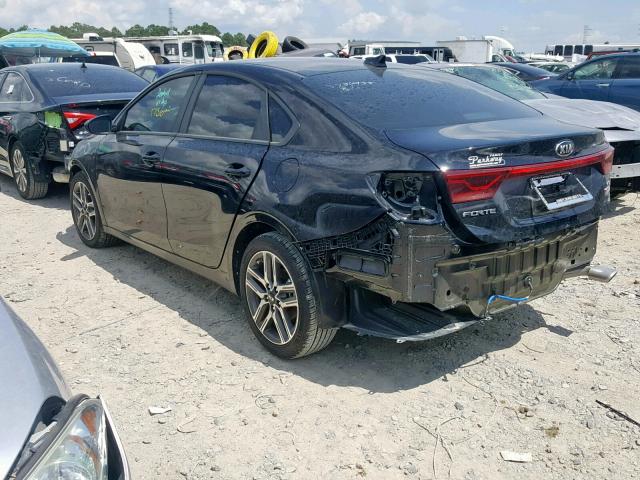 3KPF34AD0KE067489 - 2019 KIA FORTE GT L BLACK photo 3