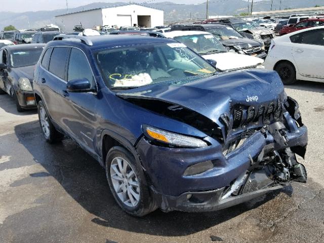 1C4PJMDB9JD578445 - 2018 JEEP CHEROKEE L BLUE photo 1