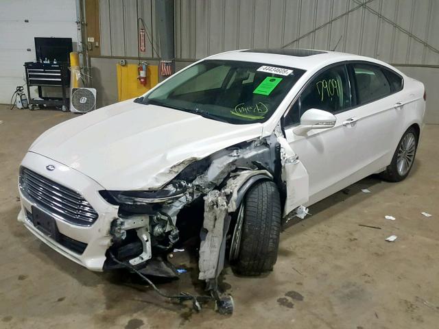 3FA6P0K98ER302022 - 2014 FORD FUSION TIT WHITE photo 2