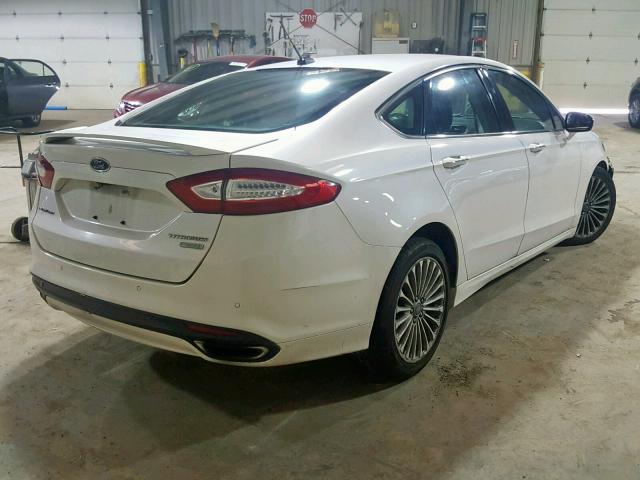 3FA6P0K98ER302022 - 2014 FORD FUSION TIT WHITE photo 4