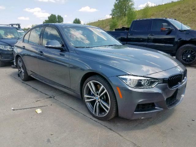 WBA8B7C39HK858821 - 2017 BMW 340 XI GRAY photo 1