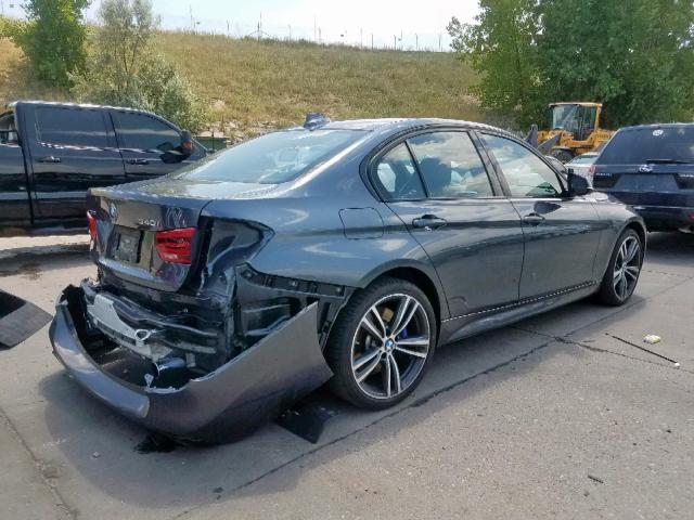 WBA8B7C39HK858821 - 2017 BMW 340 XI GRAY photo 4