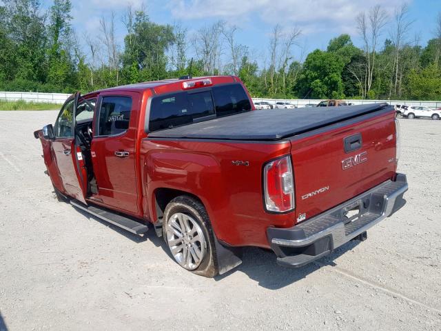 1GTG6DE36G1115309 - 2016 GMC CANYON SLT RED photo 3