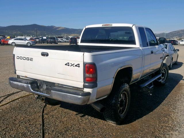 3B7KF23642M314608 - 2002 DODGE RAM 2500 WHITE photo 4