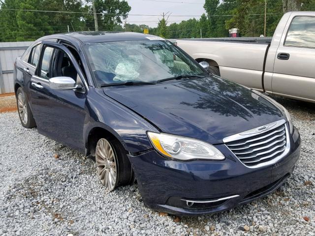 1C3CCBCG4CN116869 - 2012 CHRYSLER 200 LIMITE BLUE photo 1