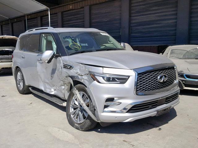 JN8AZ2NEXJ9193592 - 2018 INFINITI QX80 BASE SILVER photo 1