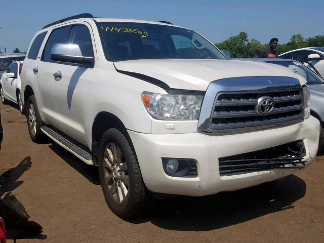 5TDDY5G13BS045133 - 2011 TOYOTA SEQUOIA PL WHITE photo 1