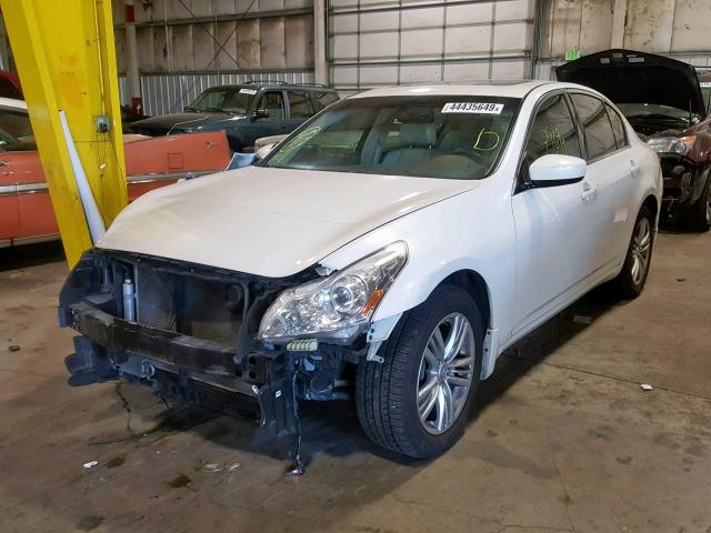 JN1CV6AR8BM408713 - 2011 INFINITI G37 SILVER photo 2