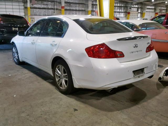 JN1CV6AR8BM408713 - 2011 INFINITI G37 SILVER photo 3