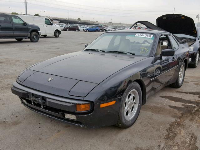 WP0AA0941GN456416 - 1986 PORSCHE 944 BLACK photo 2