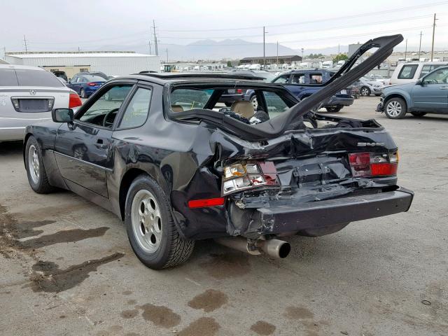 WP0AA0941GN456416 - 1986 PORSCHE 944 BLACK photo 3