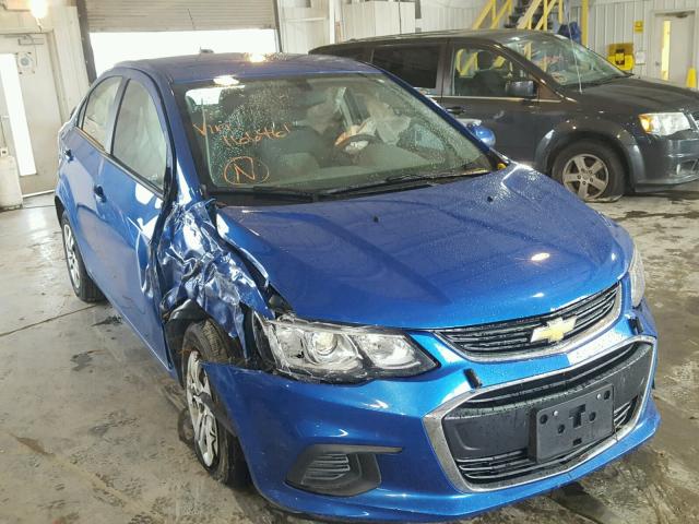 1G1JB5SH3H4166461 - 2017 CHEVROLET SONIC LS 蓝色 照片 1