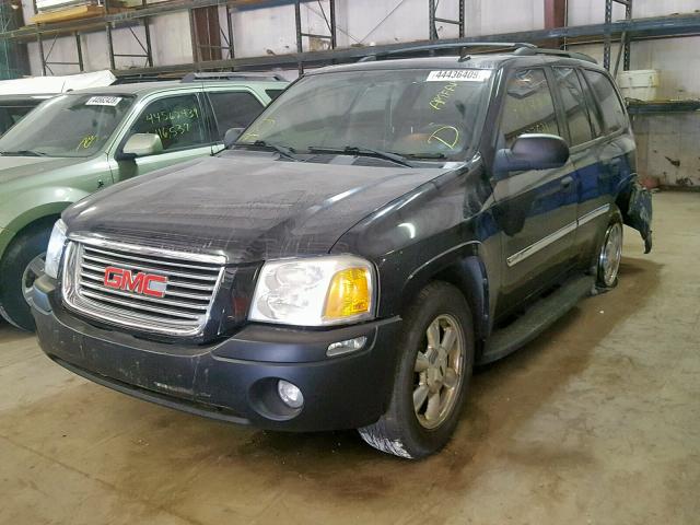 1GKDT13S382139555 - 2008 GMC ENVOY BLACK photo 2