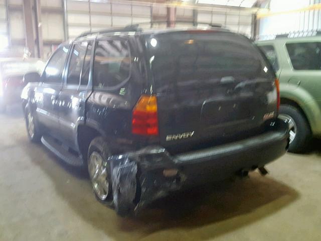 1GKDT13S382139555 - 2008 GMC ENVOY BLACK photo 3