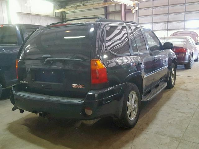 1GKDT13S382139555 - 2008 GMC ENVOY BLACK photo 4