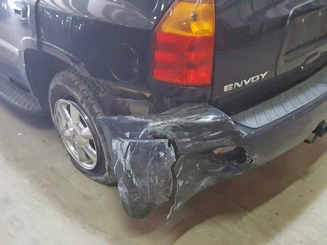 1GKDT13S382139555 - 2008 GMC ENVOY BLACK photo 9