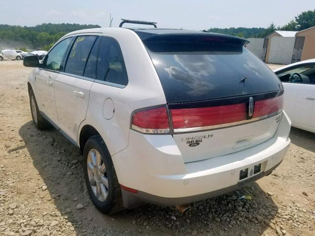 2LMDU88C88BJ11036 - 2008 LINCOLN MKX CREAM photo 3