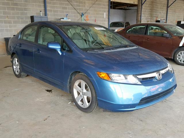 1HGFA16826L144099 - 2006 HONDA CIVIC EX BLUE photo 1