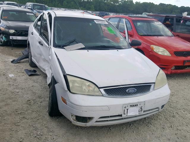 1FAFP34N65W143459 - 2005 FORD FOCUS ZX4 WHITE photo 1