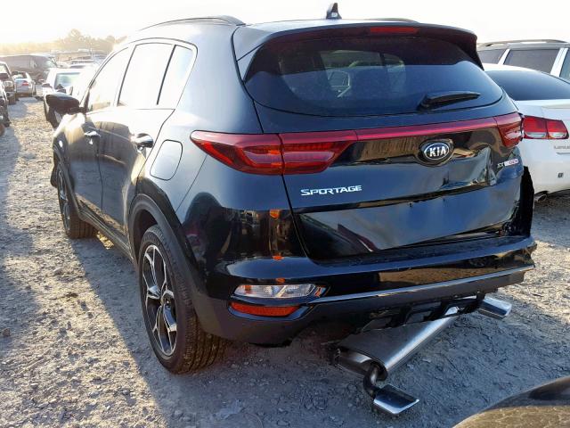 KNDPR3A69L7648991 - 2020 KIA SPORTAGE S BLACK photo 3